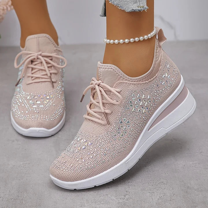 Giselle – Baskets orthopédiques avec strass scintillants LuvaParis