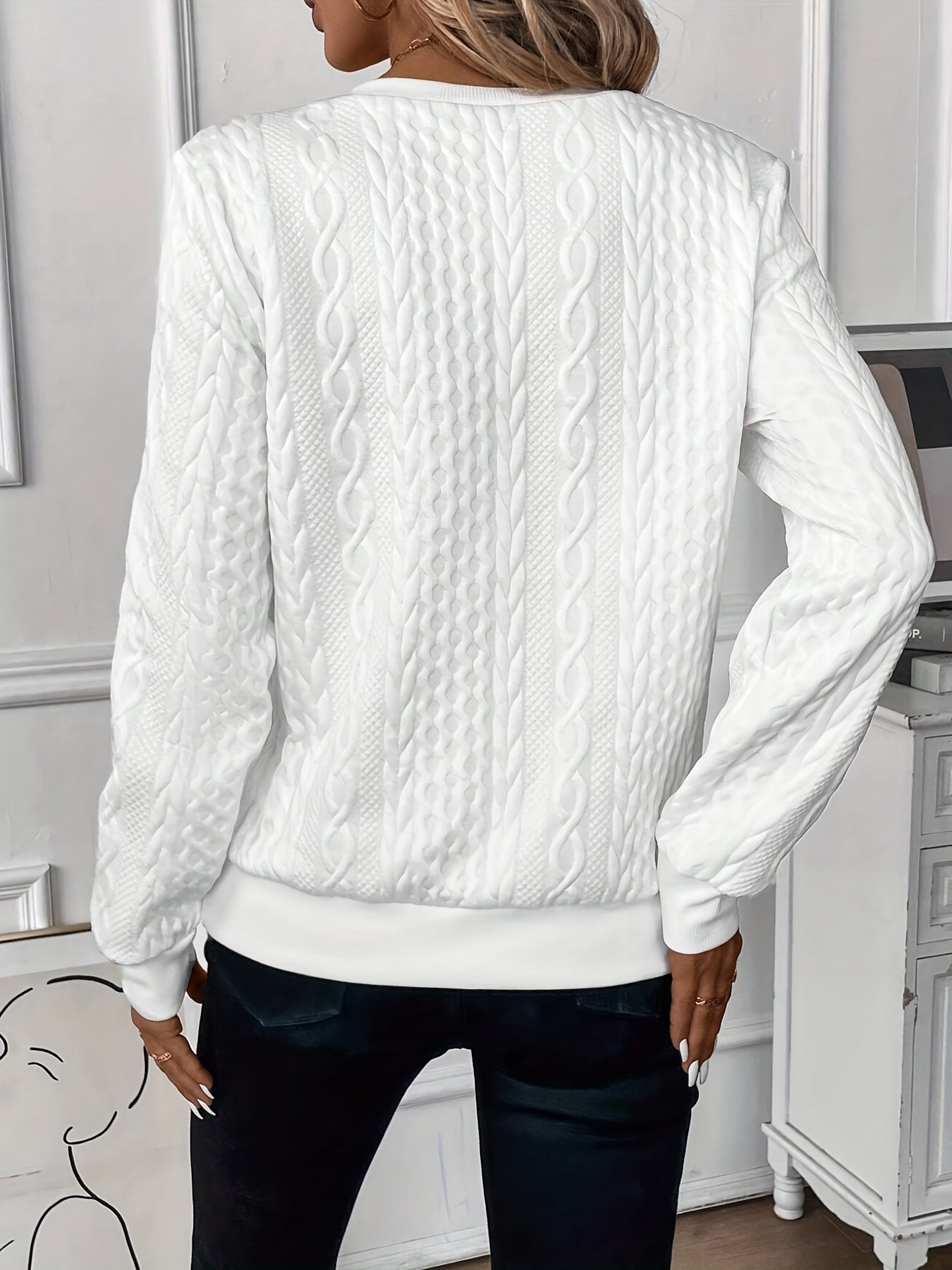 Emily™ | Pull Chic en Maille Raffinée LuvaParis
