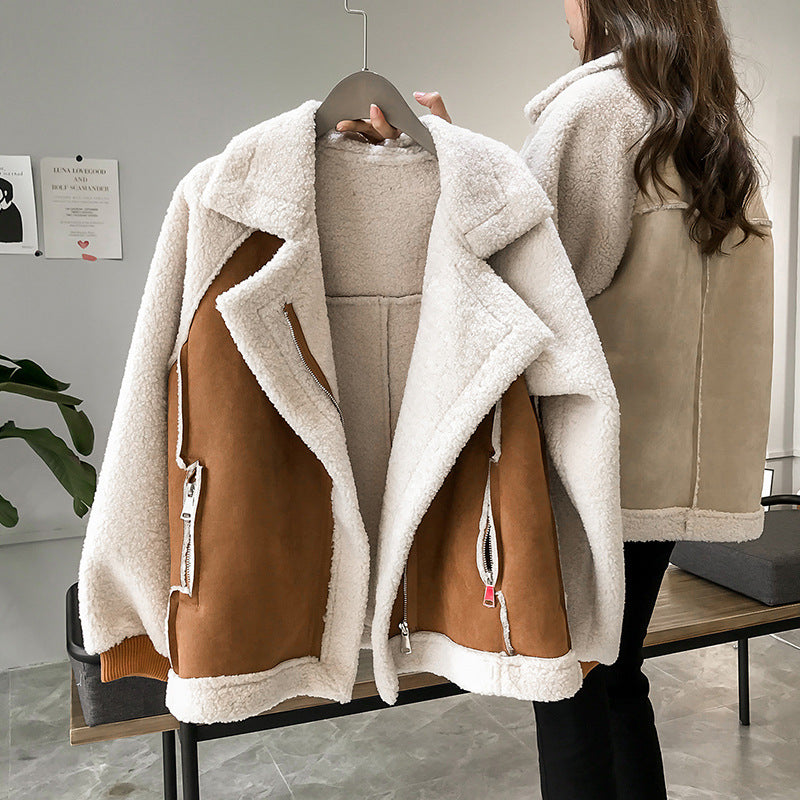Manteau d’hiver en suède pour femme – Extérieur élégant et confortable LuvaParis