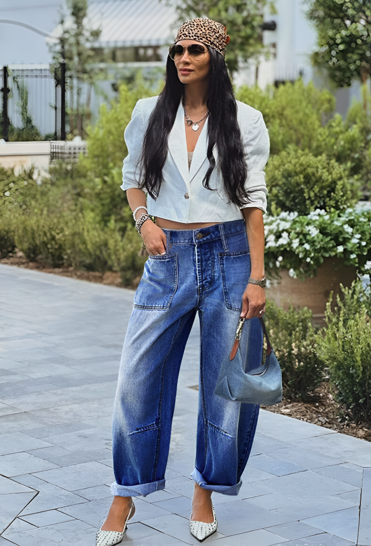 Jeans Femme RelaxFit™ – Style Décontracté et Élégant LuvaParis