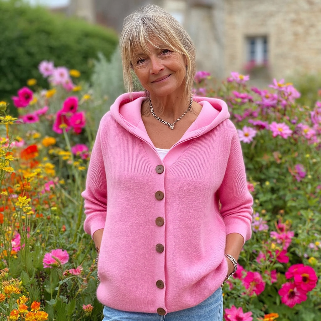 Cléandre | Gilet à Capuche avec Boutons LuvaParis