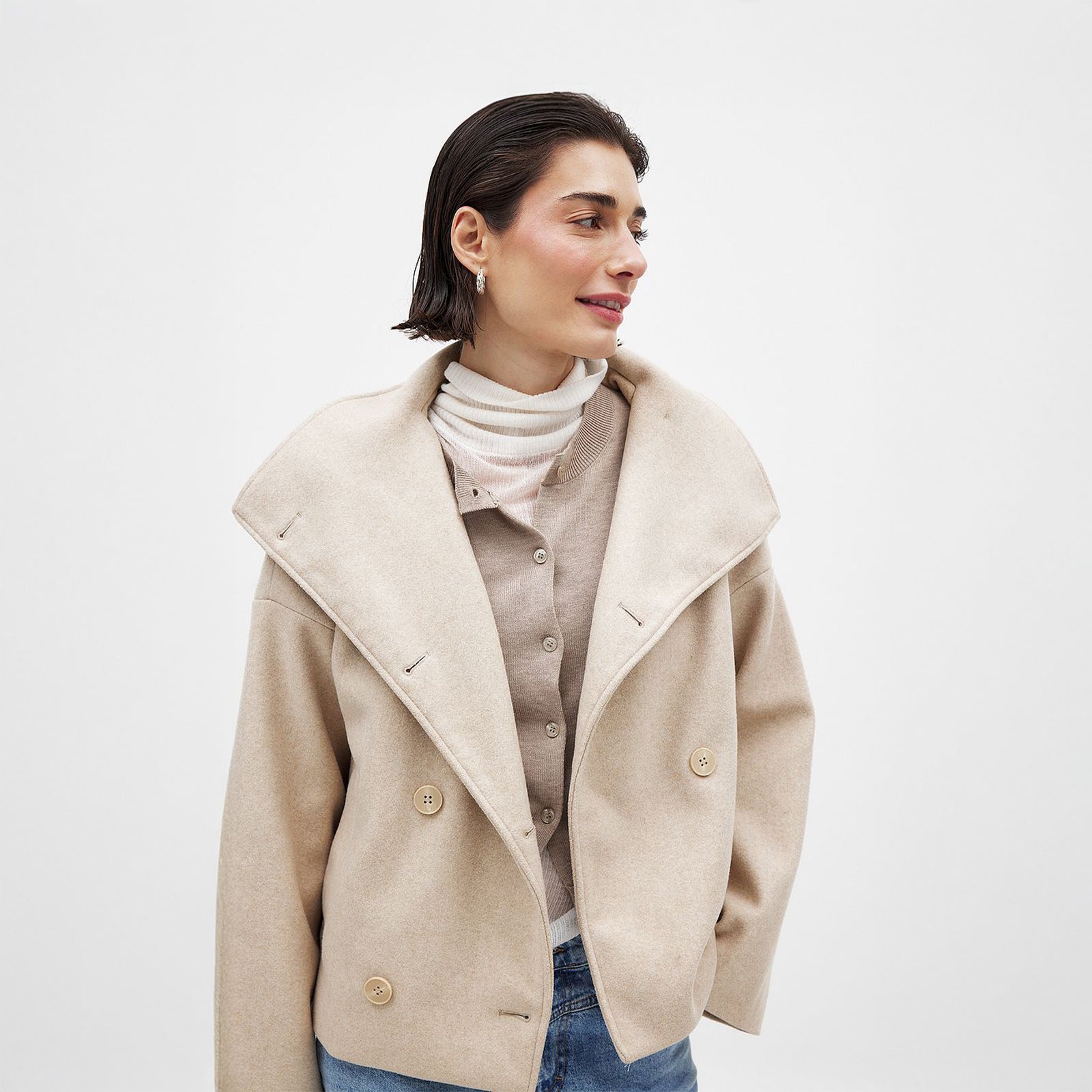 Celeste | Manteau Croisé LuvaParis